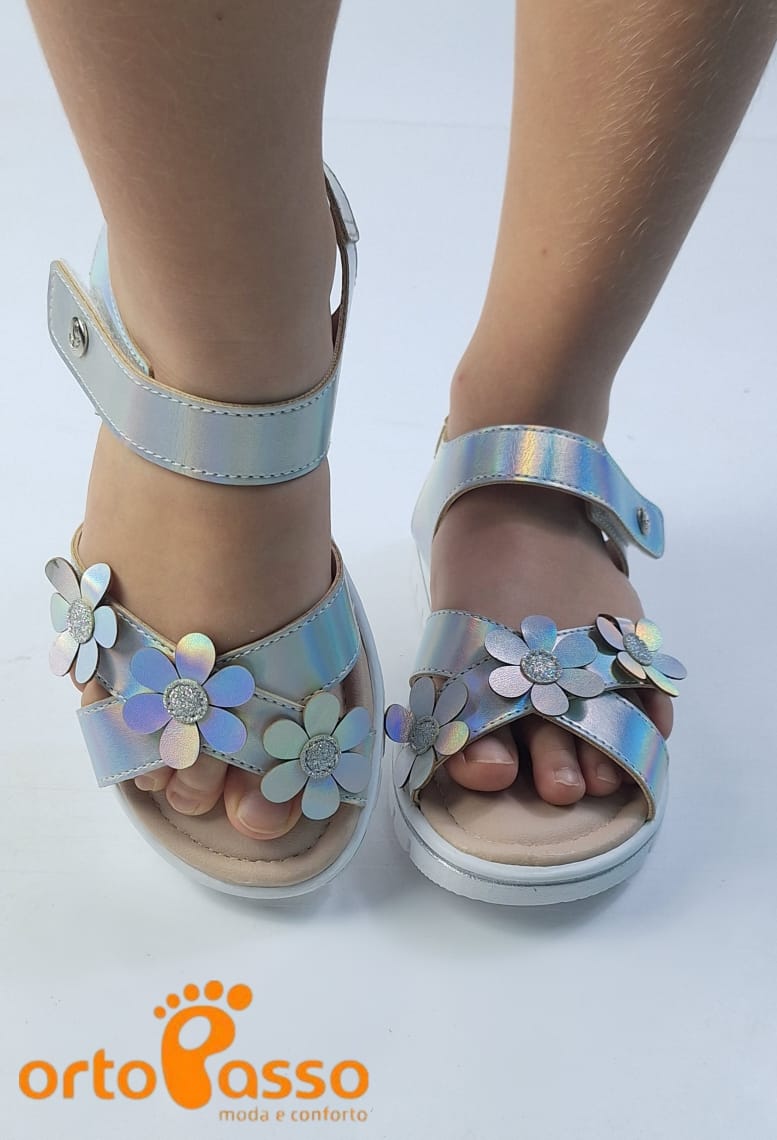 Sandalias  De Flores.