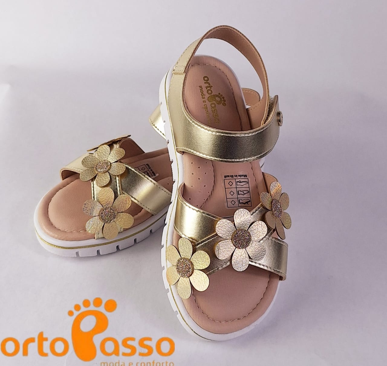 Sandalias  De Flores.