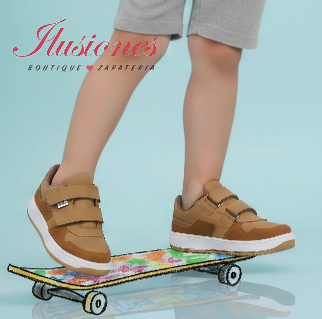 Calzado Camin, Doble Velcro.